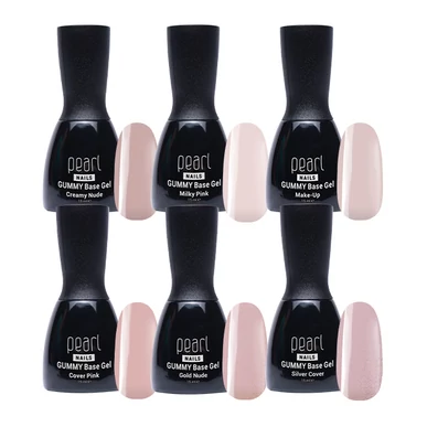 Pearl Nails Gummy Base Gel - 4 cover base gel