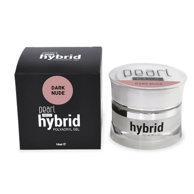 Pearl Nails hybrid PolyAcryl Gel akrilzselé - Dark Nude 15ml