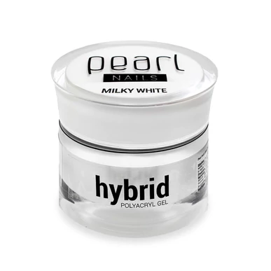Pearl Nails hybrid PolyAcryl Gel akrilzselé - Milky White 42g
