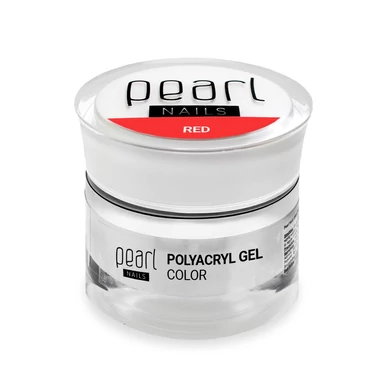 Pearl Nails PolyAcryl Gel akrilzselé - Red 39g