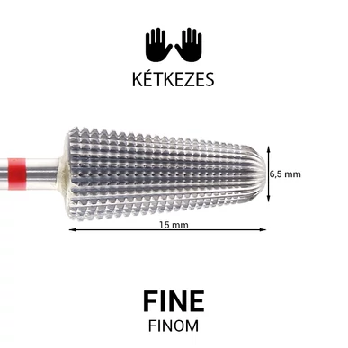 VOLCANO karbid csiszolófej - KÉTKEZES - Fine