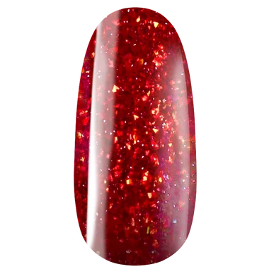 Pearl Nails Classic 841 piros csillámos gél lakk