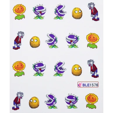 Figurás körömmatrica vizes BLE1576