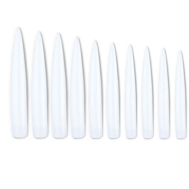 XXL Stiletto Tip - Natúr