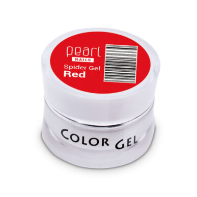 Pearl Nails Spider Gel piros díszítő zselé