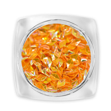 3D Gyémánt flitter - narancssárga G2