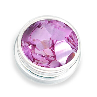 Pearly flakes violet P10 kagylólapszelet körömdísz