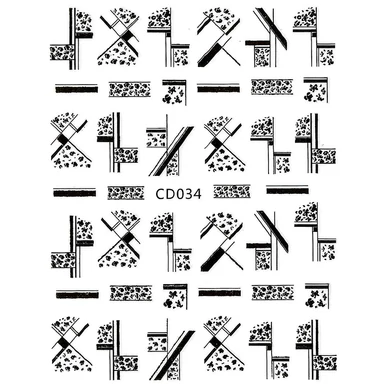 Öntapadós állatmintás körömmatrica CD034 | Pearl Nails 