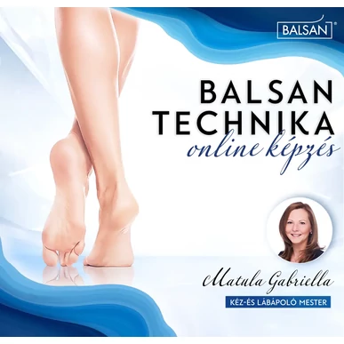 Balsan technika - online esztétikai pedikűr képzés