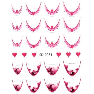 Körömmatrica - SD-1934 | Pearl Nails 