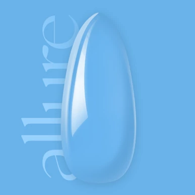 allure 102 Curious Blue gél lakk