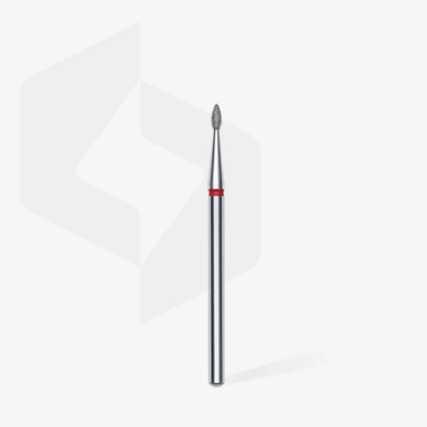Staleks gyémánt csiszolófej - "csepp" piros 1,6 mm/4 mm - FA40R016/4 | EXPERT