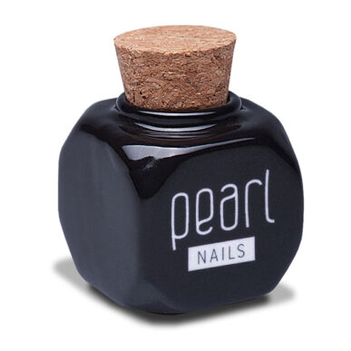 Pearl Nails porcelán likvidtartó tégely fekete