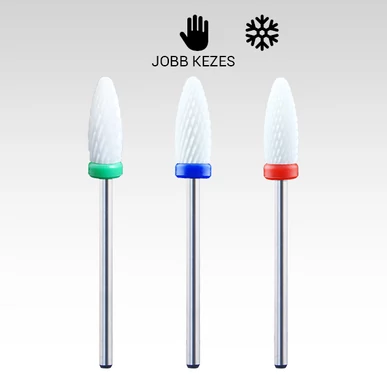 Láng forma kerámia csiszolófej - JOBB kezes