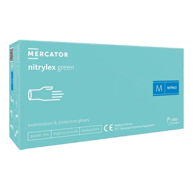 nitrylex® green lebomló nitril kesztyű