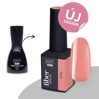 Pearl Nails Fiber Base Gel - Rose körömerősítő alapzselé 15ml