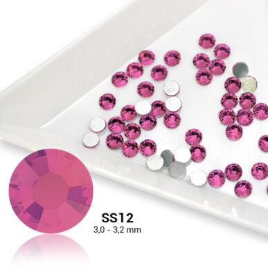 Pearl Nails rózsaszín strasszkő SS12 50db