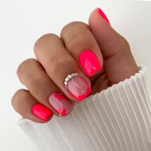 Gummy Base Gel - Cover Pink köröminspiráció