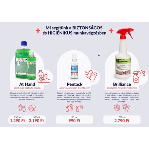 Biztonságos szalonmunka alkoholos fertőtlenítőkkel!