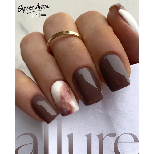 allure 087 gél lakk - barna - Pearl Nails
