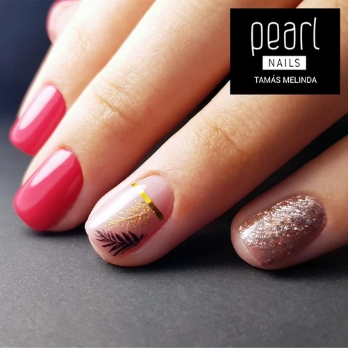 Málna piros Pearl Nails 381 Classic gél lakk