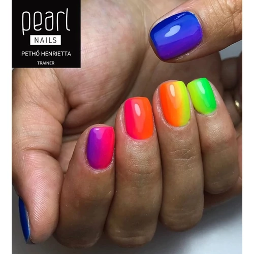 Neon körmök Pearl Nails NeonLac gél lakkokkal