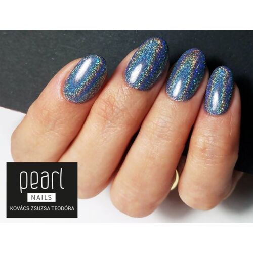 Pearl Nails One Step 428 gél lakk és Galaxy pigment por