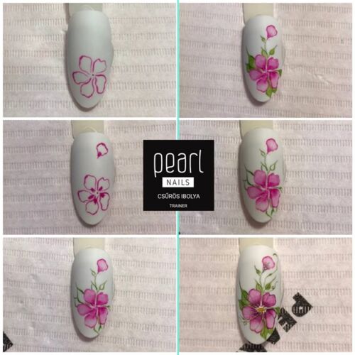 Pearl Nails UV festőzselé step-by-step