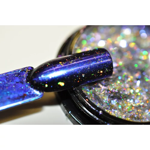 Pearl Nails Galaxy Metal Flakes - Blue Chameleon