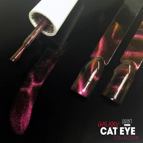 Pearl Nails Galaxy Cat Eye Effect 704 mágneses gél lakk - ROSE CORAL