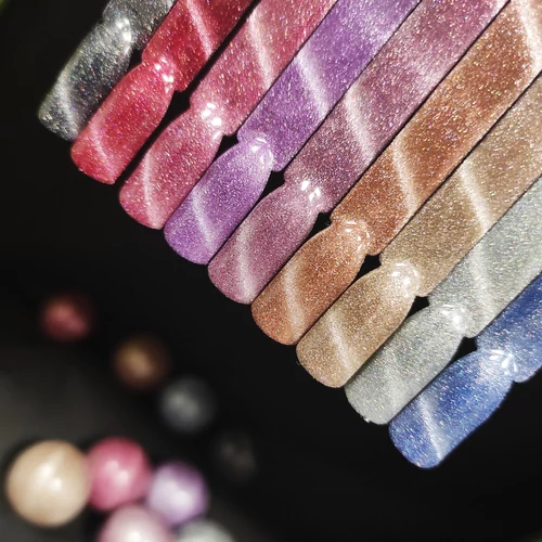 Disco Cat Eye Effect gél lakk kollekció | Pearl Nails