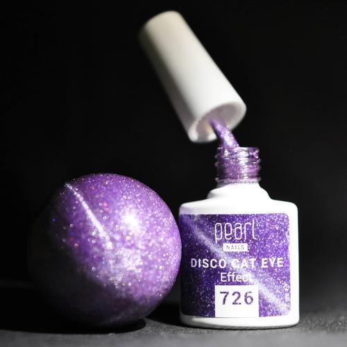 Disco Cat Eye Effect 726 gél lakk - PURPLE