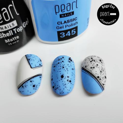 Kiss Vivien Pearl Nails Egg-Shell Top Gel Matte fedőzselé
