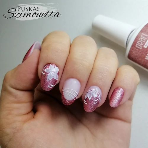 Matte Stone 604 gél lakk - barna &quot;Rodonit&quot;