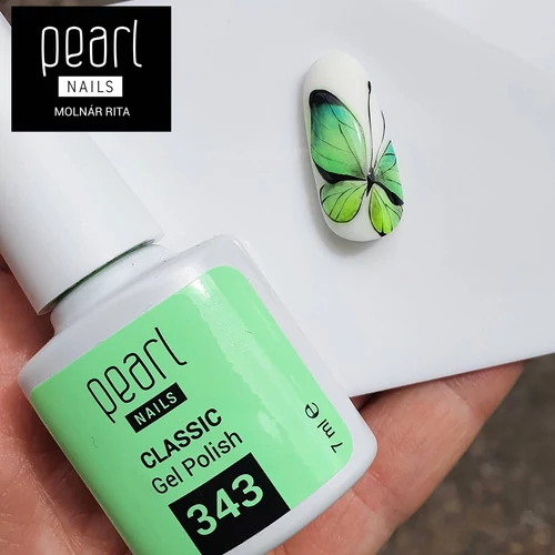 Classic 343 almazöld gél lakk - Pearl Nails 