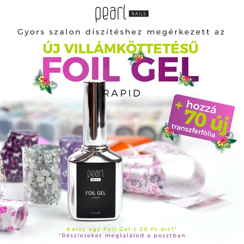 Pearl Nails | Foil Gel - Transzferfólia zselé