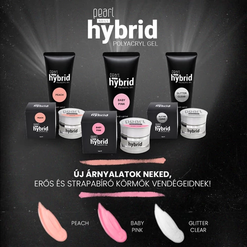 hybrid PolyAcryl Gel új színek a Pearl Nails-től