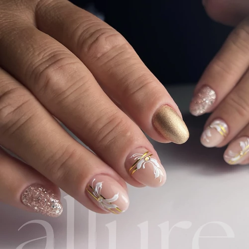 allure 022 gél lakk - nude rózsaszín - Pearl Nails
