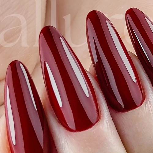 allure 008 gél lakk - bordó- Pearl Nails