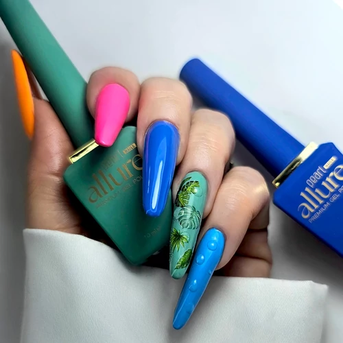 allure 066 prémium óceánkék gél lakk