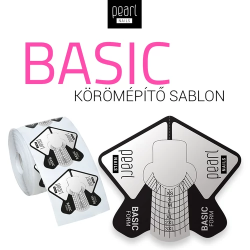 BASIC körömépítő sablon