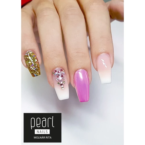 Pearl Nails csillámos báli farsangi színes zselé - Molnár Rita