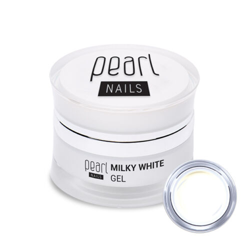 Pearl Nails Milky White tejfehér zselé - 15ml