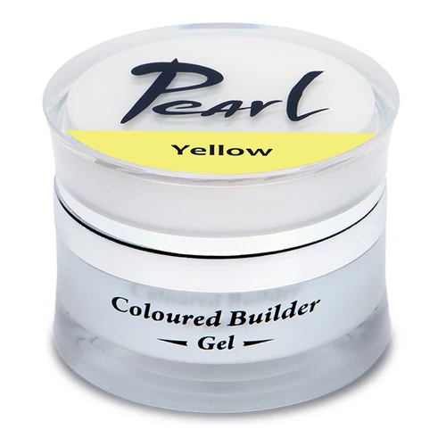 Pearl Nails Színezett építő zselé Sárga 15ml