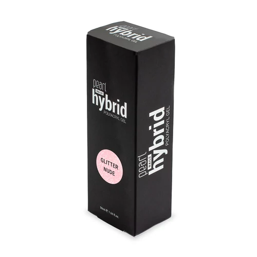 Pearl Nails hybrid PolyAcryl Gel akrilzselé - Glitter Nude 50ml