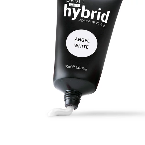 Pearl Nails hybrid PolyAcryl Gel akrilzselé - Angel White 50ml