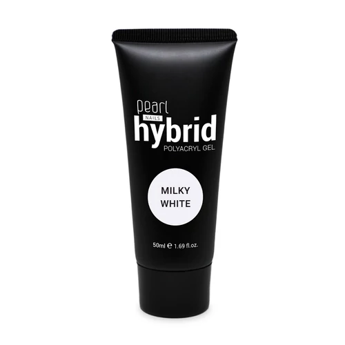 Pearl Nails hybrid PolyAcryl Gel akrilzselé - Milky White 50ml