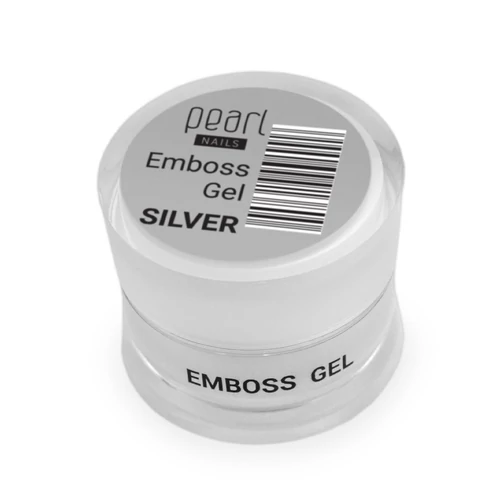 Pearl Nails Emboss Gel - Silver 5ml