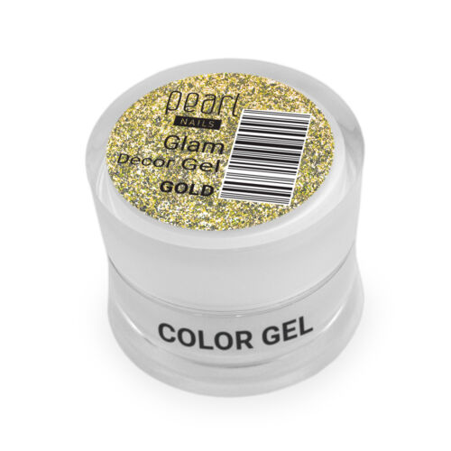 Pearl Nails Glam Decor Gel - Gold extra csillámos dekorzselé