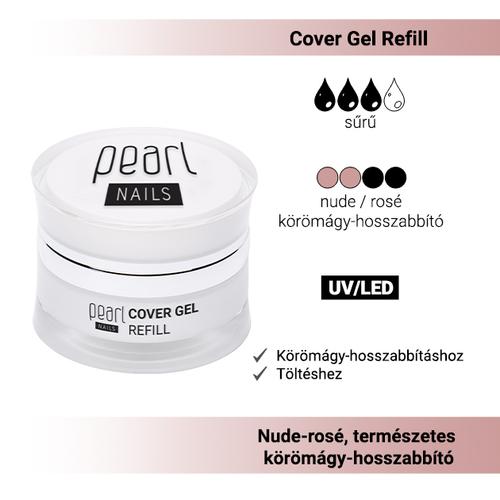 Pearl Nails Cover Gel - Refill 15ml körömágy-hosszabító zselé